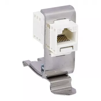 EATON dataliitäntämoduuli ZSD-ZWR-RJ45, RJ45 ruuviliittimiin, DIN-kisko, Cat.5e, suojattu, vaaleanharmaa 171507