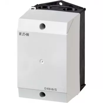 Eaton CI-K1H tyhjä kotelo DIN-kiskoasennukseen, 80 x 120 x 95 mm, vaaleanharmaa/musta, IP65 105853