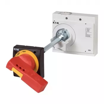 Eaton NZM3-XHBR kääntökahva, punainen/keltainen, ovikiinnitys, lukittava, IP66 266634