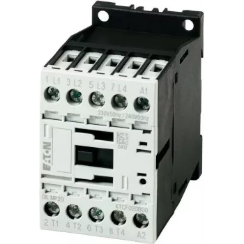 Eaton DILM7-10 24 V DC teholähde, 3-napainen, 1 NO apukosketin, 7 A AC-3, 3 kW, ruuviliittimet 276565