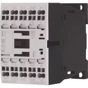 Eaton DILM12-10 kontaktori, 3-napainen, 1 NO apukosketin, 230 V AC käämi, 12 A, 5,5 kW 199239