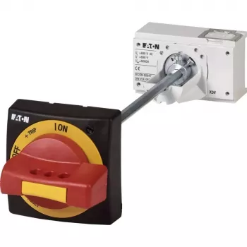 Eaton NZM1-XHBR kiertokahva, musta/punainen/keltainen, IP66, 85x85 mm, NZM1/PN1/N(S)1 266632