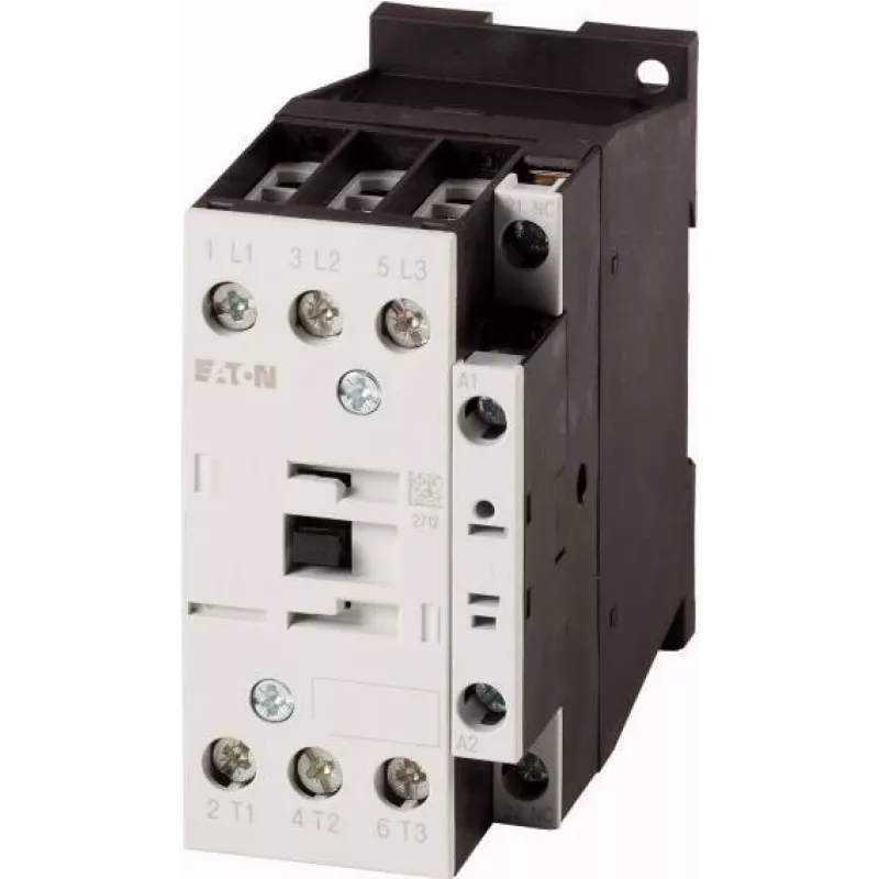 Eaton DILM17-01(RDC24) kontaktori, 3-napainen, 17 A AC-3, 24 V DC käämi, 1 NC 277050