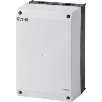 Eaton CI-K4-125 tyhjäkotelo asennuslevylle, 160 x 240 x 125 mm, vaaleanharmaa (RAL 7035), polykarbonaatti, IP65, IK08 206897