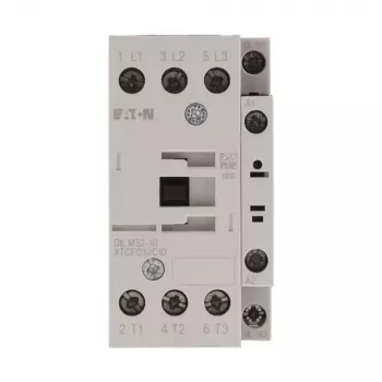 Eaton DILM32-10 24V 50Hz 3-napainen kontaktori, 32A, 1NO+1NC, ruuviliittimet, DIN-kisko 277247