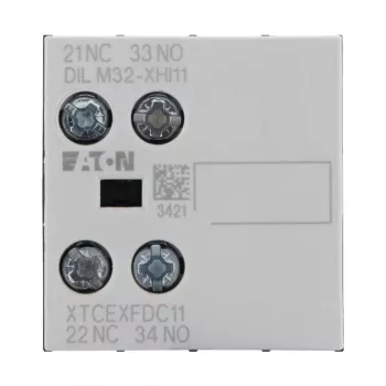 Eaton apukosketinlohko 1NO+1NC 2-napainen etuasennus DILM-kontaktoreille DILM32-XHI11 277376