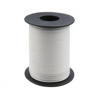 Donau Elektronik 105-5-100 kytkentäjohto 1 x 0,20 mm² valkoinen 100 m