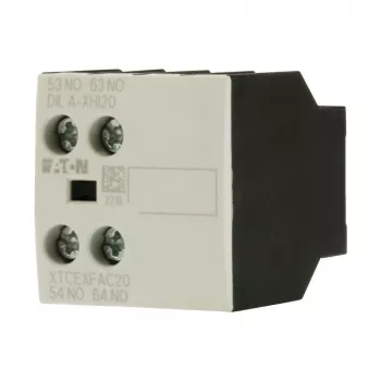 Eaton DILA-XHI20 apukosketinlohko, 45 mm leveä, musta/valkoinen, -25…60 °C 276422
