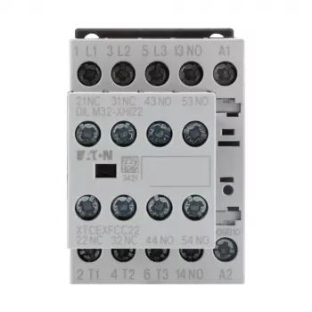Eaton DILM9-32 tehokontaktori, 3-napainen, 9 A, 230 V AC kela, 1 NO apukosketin, IP20 276795