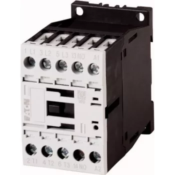 Eaton DILM12-10 24V 50Hz 3-napainen tehokontaktori, 12 A, 5,5 kW, 1 NO apukosketin, IP20 276817