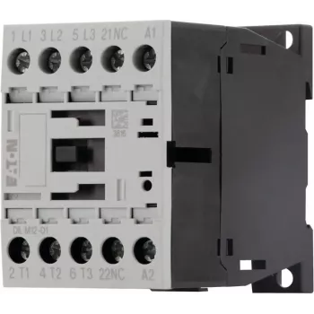 Eaton DILM12-01 3-napainen moottorikontaktori, 230 V AC / 240 V AC kela, 12 A, 1 NC apukosketin 276865