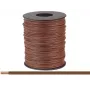 Donau Elektronik 114-88-100 kaksoisjohto 2 x 0,08 mm² ruskea 100 m