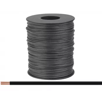 Donau Elektronik 114-11-100 johto 2 x 0,08 mm² musta 100 m