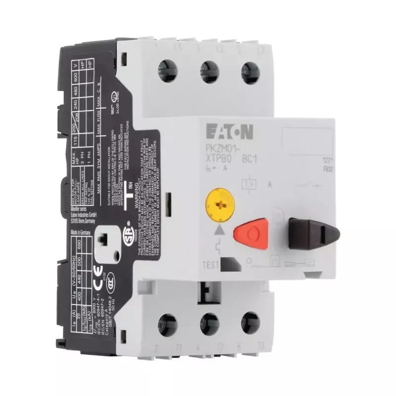 Eaton PKZM01-0.63 moottorinsuojakytkin, 3-napainen, 0,63 A 278478