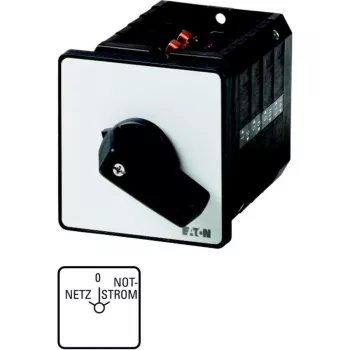 Eaton T5B-4-8902/E 4-napainen kiertokytkin, 32 A, 690 V AC, musta/valkoinen 207430