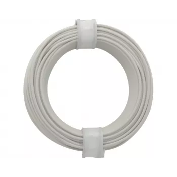 Donau Elektronik 118-5 johto 1 x 0,14 mm² valkoinen 10 m