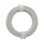 Donau Elektronik 118-5 johto 1 x 0,14 mm² valkoinen 10 m