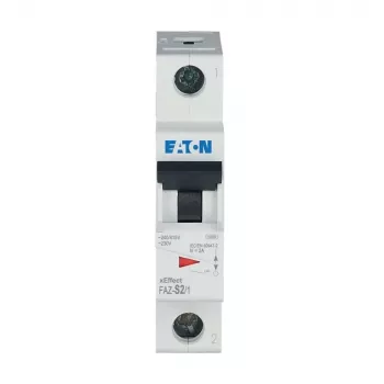 Eaton FAZ-S2/1 johdonsuojakatkaisija 2-napainen 1 A tyyppi S 10 kA 278607