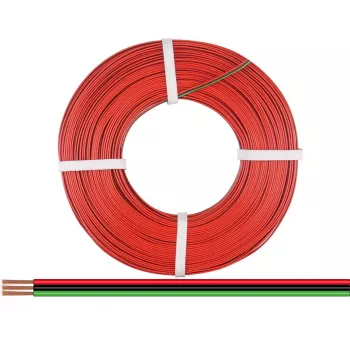 Donau Elektronik 318-014-50 johto 3 x 0,14 mm² punainen, vihreä, musta 50 m