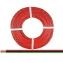 Donau Elektronik 318-014-50 johto 3 x 0,14 mm² punainen, vihreä, musta 50 m