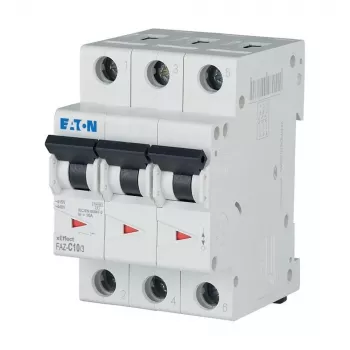 Eaton FAZ-C10/3 johdonsuojakatkaisija tyyppi C 10 A 3-napainen 278869