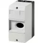 Eaton CI-PKZ01 pinta-asennettava kotelo integroidulla kytkimellä, 158 x 80 x 116,5 mm, harmaa 281403