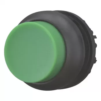 Eaton Moeller M22 painonappikäyttö, koholla, hetkellinen, vihreä, muovinen eturengas, 22,5 mm 216645