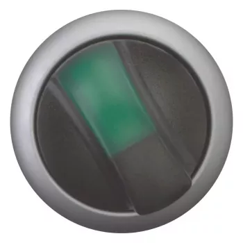 Eaton M22 kiertokäyttö, 3-asentoinen, lukittuva, musta nuppi hopeisella kehyksellä 284395