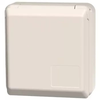 MENNEKES 4971 Schuko-pinta-asennuspistorasia 16A 2P+E 230V IP44 harmaa