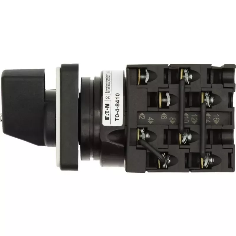 Eaton T0-4-8410/E 3-napainen kytkin, musta/metallinen 024604