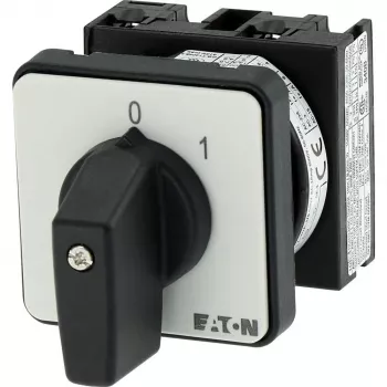 Eaton T0-1-15402/E 2-napainen kytkin, 20A, 690V AC, IP65, musta 053092