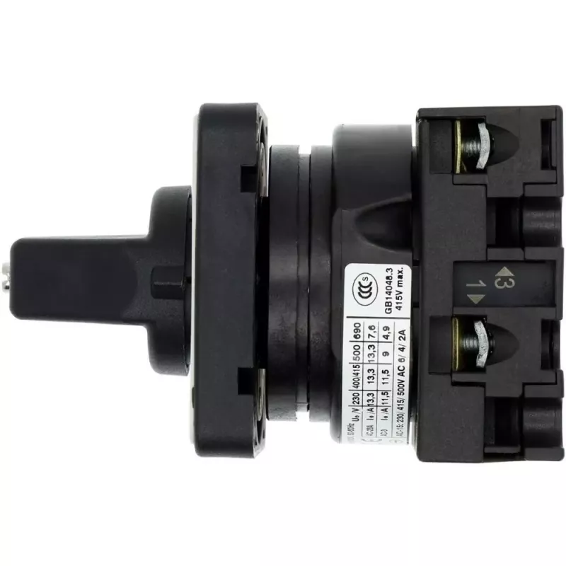 Eaton T0-1-15402/E vipukytkin, 2-napainen, IP65, musta 053092