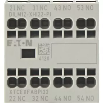 Eaton DILM12-XHI22 apukoskettimisto, 2NO+2NC, etuasennus, ruuviliittimet, DILM7-150 kontakteille 199458