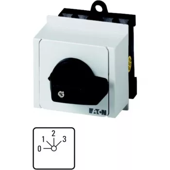 Eaton T0-2-8241/IVS pintakytkin, 1-napainen, johdotettu, musta/valkoinen, IP30 057835