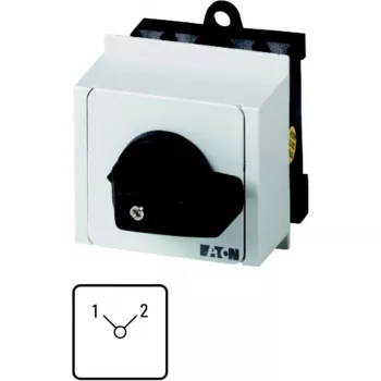 Eaton T0-3-8222/IVS 3-napainen nokkakytkin, 20A, musta/valkoinen 060205