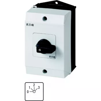 Eaton T0-2-8241/I1 1-napainen pääkytkin, 20 A, 690 V AC, musta/valkoinen 207107