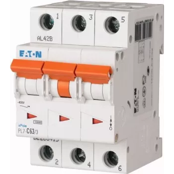 Eaton PXL-C63/3 johdonsuojakatkaisija 3-napainen C 63A 6kA 236432