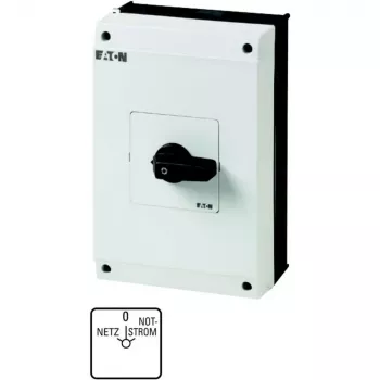 Eaton T5B-4-8902/I4 4-napainen nokkakytkin, 20 A, 690 V AC, musta/valkoinen 207237
