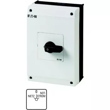 Eaton T5B-4-8902/I4 4-napainen nokkakytkin, 20 A, 690 V AC, musta/valkoinen 207237
