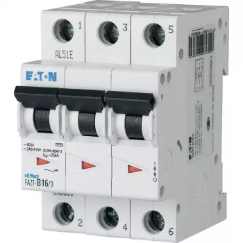 Eaton FAZT-C16/3 3-napainen 16 A C-käyrä johdonsuojakatkaisija 240895
