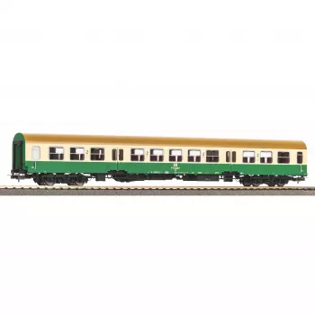 PIKO 28004 H0 Halberstadt keskiovivaunu beige-vihreä 2. luokka DR