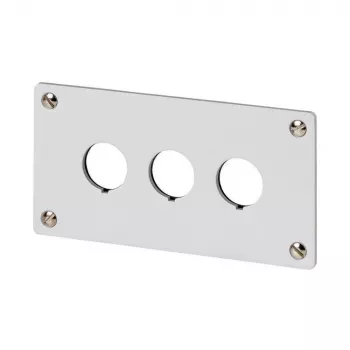 Eaton M22-E3Q alumiinikotelo ohjausasemalle, harmaa, 3 aukkoa, IP65 216544