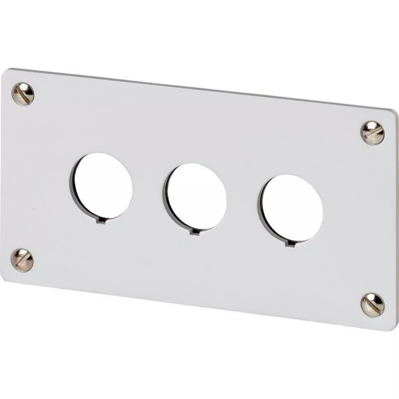 Eaton M22-E3Q alumiinikotelo ohjausasemalle, harmaa, 3 aukkoa, IP65 216544