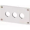 Eaton M22-E3Q alumiinikotelo ohjausasemalle, harmaa, 3 aukkoa, IP65 216544