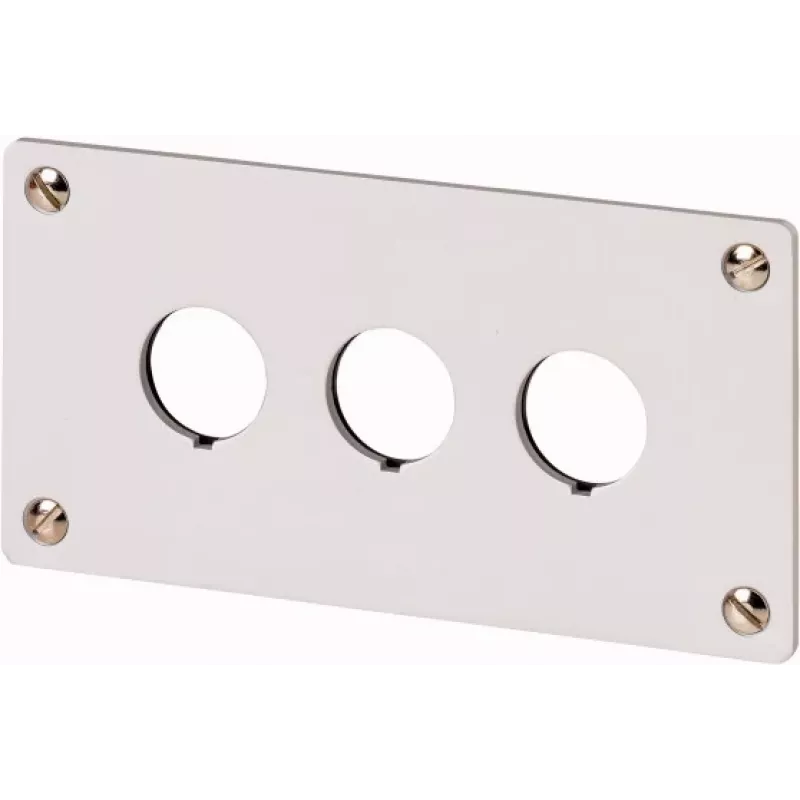 Eaton M22-E3Q alumiinikotelo ohjausasemalle, harmaa, 3 aukkoa, IP65 216544