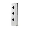 Eaton M22-FI3 pinta-asennusrasia, 3 paikkaa, harmaa muovi, IP66/IP67/IP69K
