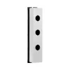Eaton M22-FI3 pinta-asennusrasia, 3 paikkaa, harmaa muovi, IP66/IP67/IP69K