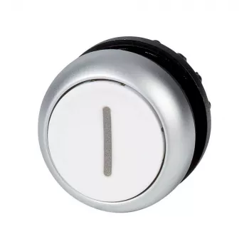 Eaton M22-DR-W-X1 litteä valkoinen lukittuva painonappikäyttö, 22,5 mm, IP67/IP69K