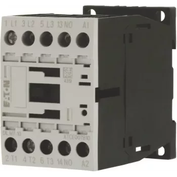 Eaton DILM7-10 3-napainen kontaktori, 230V 50Hz / 240V 60Hz käämi, 1NO apukosketin, 3kW AC-3 400V 276550