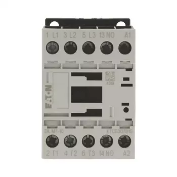Eaton DILM7-10 3-napainen kontaktori, 230V 50Hz / 240V 60Hz käämi, 1NO apukosketin, 3kW AC-3 400V 276550
